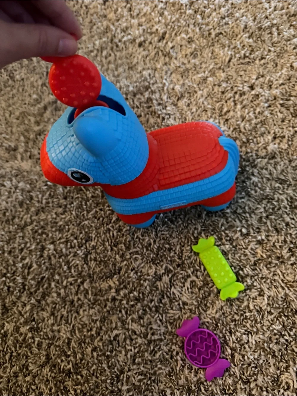 Blue and Red Fine Motor Piñata Toy